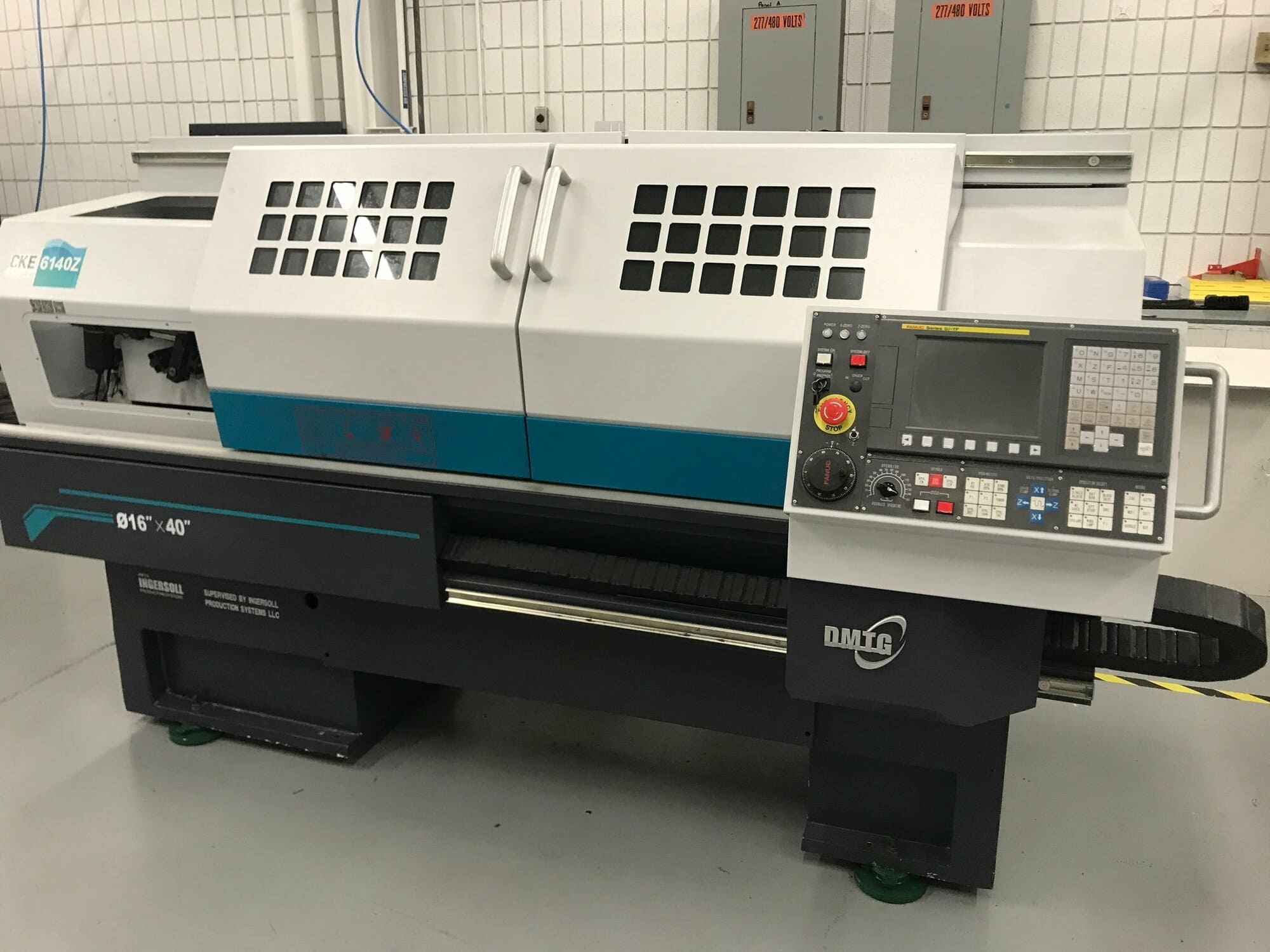 DMTG CKE 6140Z CNC Flat Bed Lathe, 2016 - Fanuc oi-TF Control