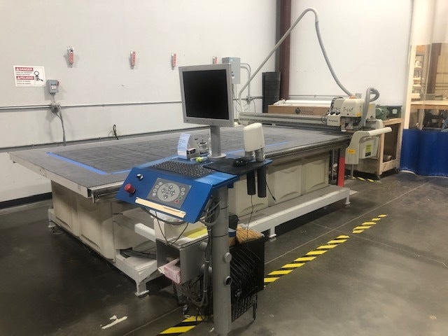 5' X 10' Esko Kongsberg iXL24 CNC Router, 2006 - Vibe Knife, Kiss Cut, Crease Tool