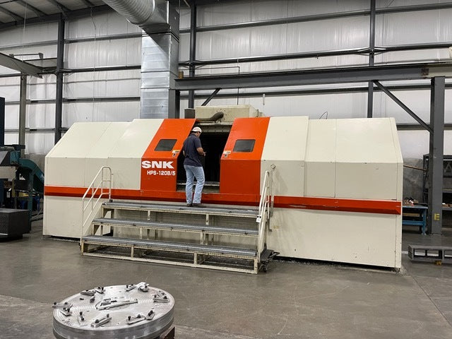 SNK HPS 120B/5 Horizontal High Speed Profiler, 2002 - 5 Axis, 50 Taper