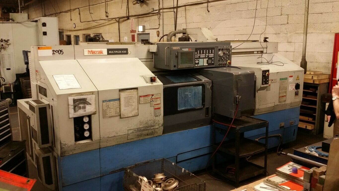 Mazak Multiplex 430 Twin Spindle CNC Turning Center, 1999 -Tool Holders, 10" Chucks