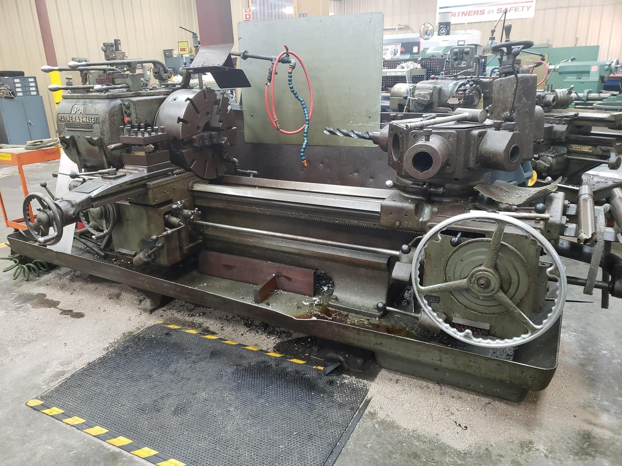 Warner Swasey 3A Turret Lathe, 1950s- Hex Tool Post