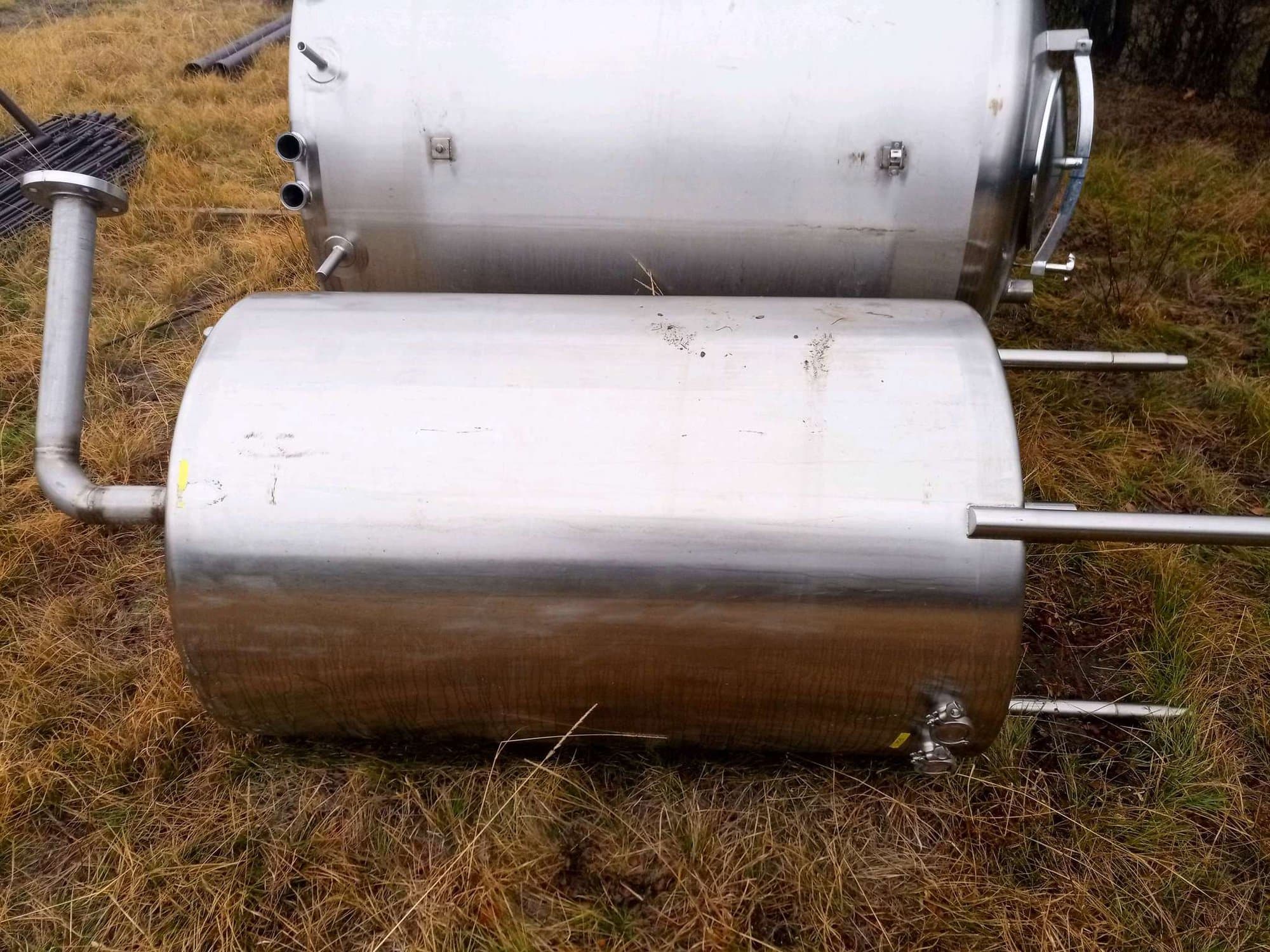 300 Gallon Vertical Stainless Steel Tank