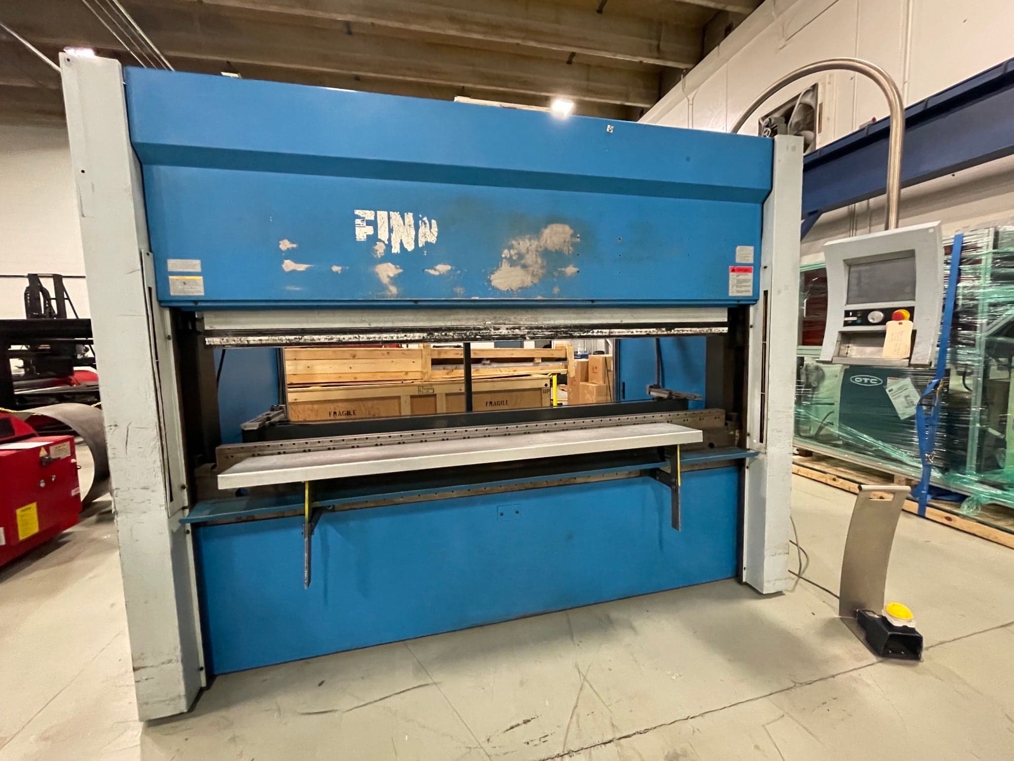 100 Ton x 10' Finn Power 100-3100 TS 1 CNC E-Brake, 2007- 7-Axis, Wila, Flush Floor