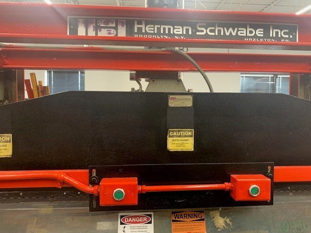 40 Ton Herman Schwabe MFH Mechanical Die Cutting Press - Folding Head