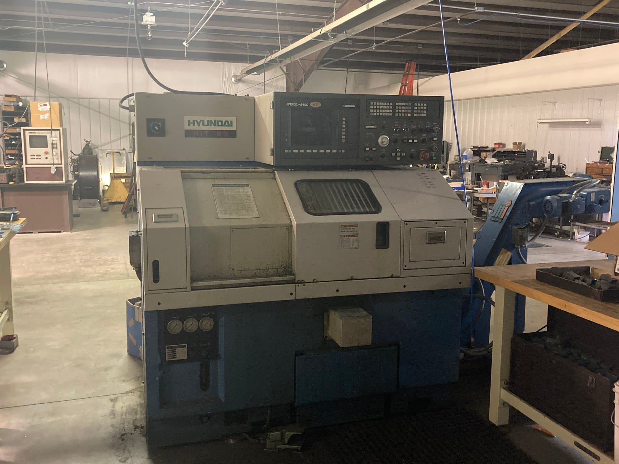 Hyundai HIT-8S CNC Lathe, 1996 - Control Issues, Under Power