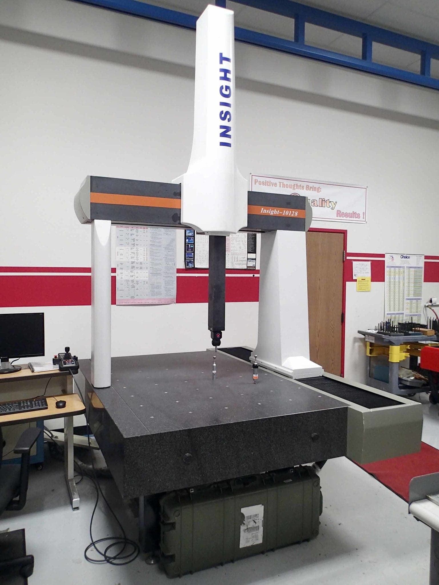 10.12.8 Insight 10128 CMM Inspection Machine, 2012- 40" x 48" x 32" Travels, Renishaw Probe & Scales - Image 2