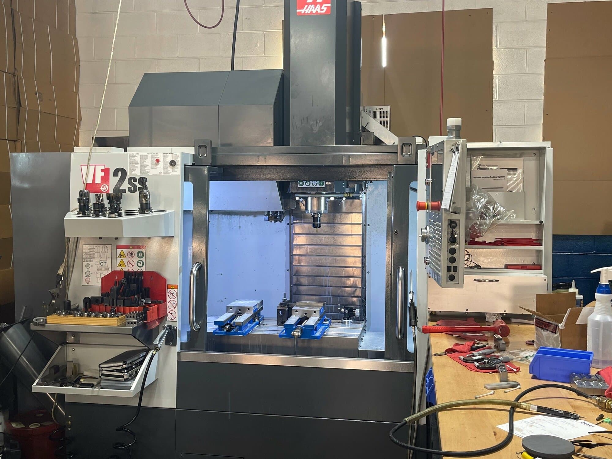 Haas VF-2SS VMC, 2018 - 12k RPM, 30 Tool, Available Immediately