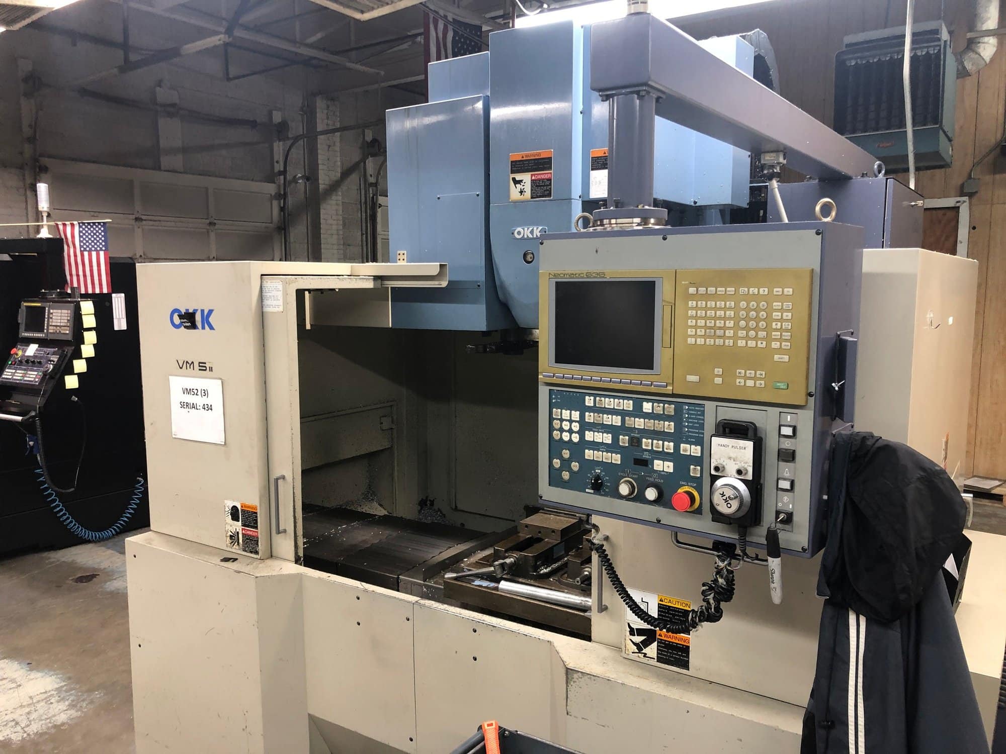 OKK VM5-II Vertical Machining Center, 2000 - 40"x20" Table