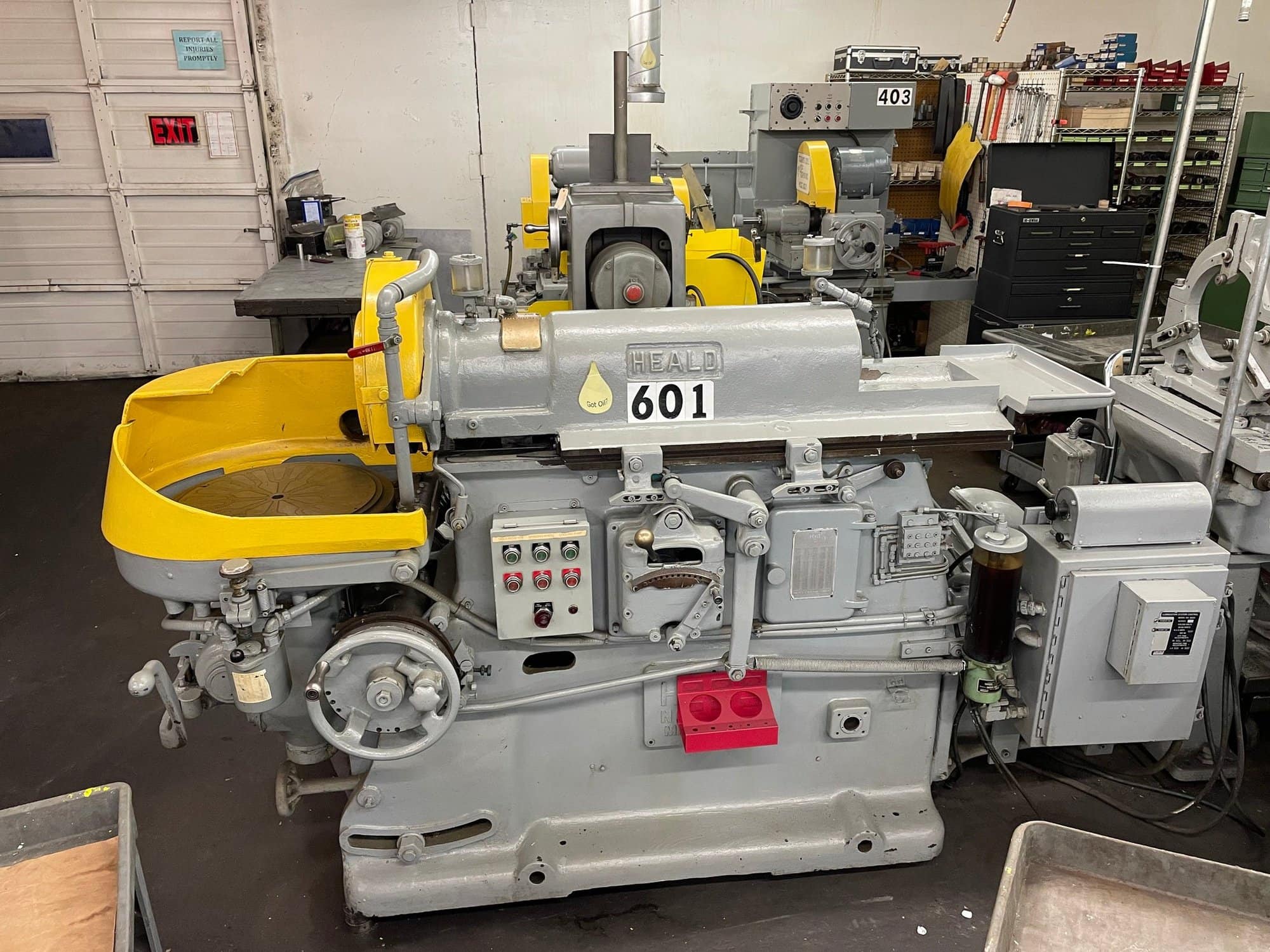 HEALD 25A Rotary Surface Grinder - 30" Magnetic Chuck, Tilting Table