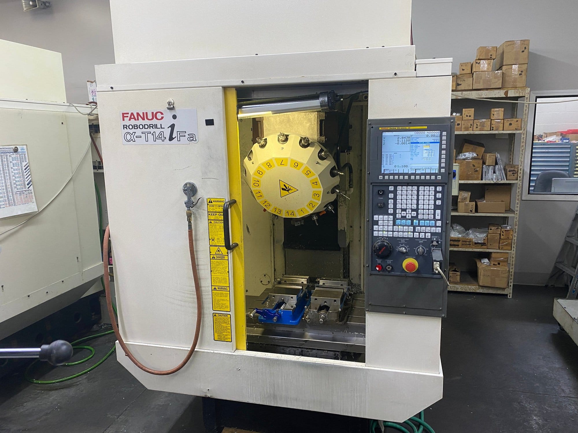 Fanuc Robodrill T-14iFa VMC, 2009 - Fanuc 31i- Model A5 Control