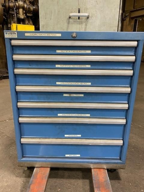 30 Ton Euromac 1250/30 MTX Indexer Turret Punch, 2007- Table Size 77” x 88”, Tooling Included - Image 6