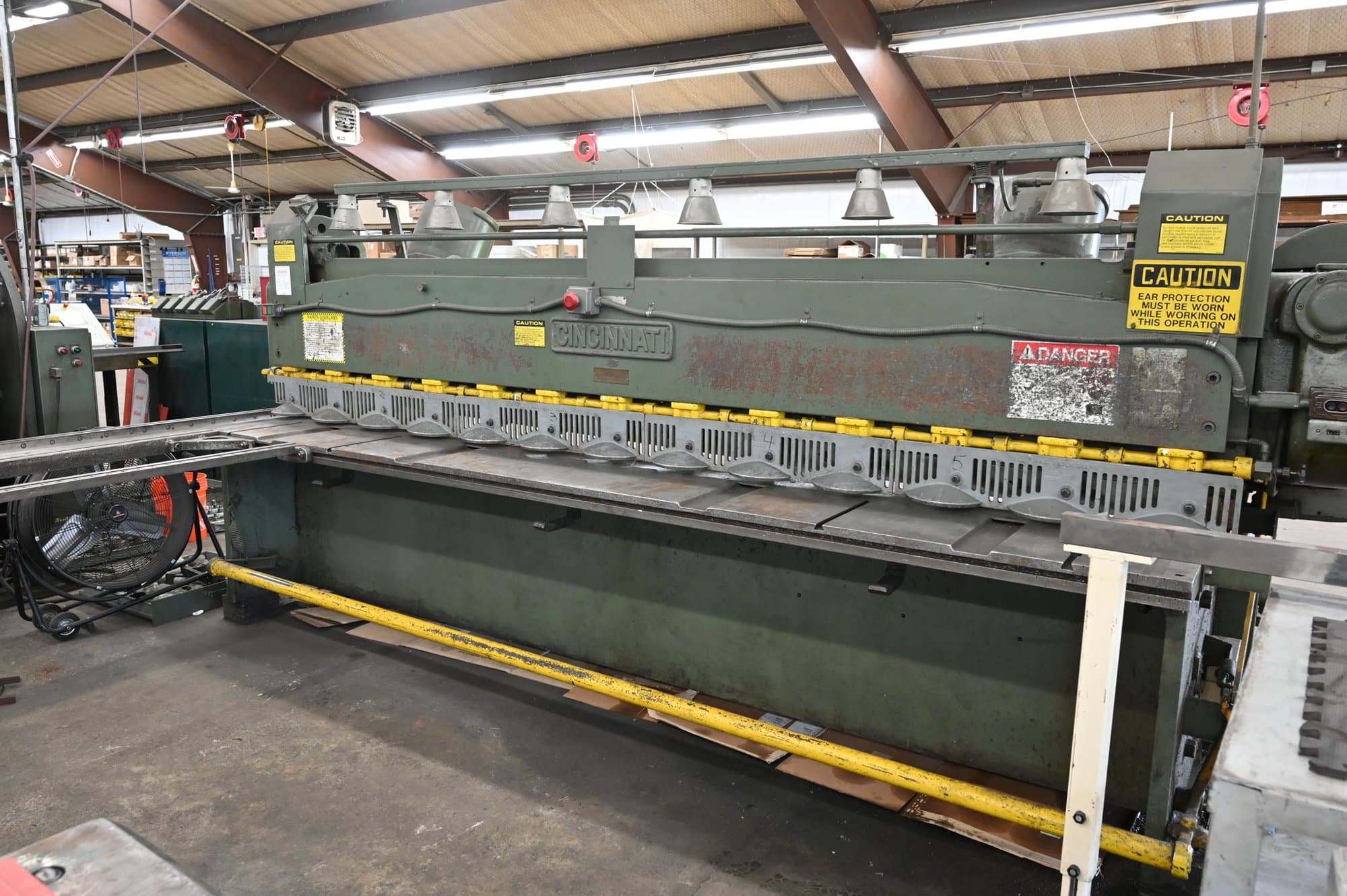 3/16" x 12' Cincinnati 1412 Shear, 1974 - Squaring Arm - Image 3