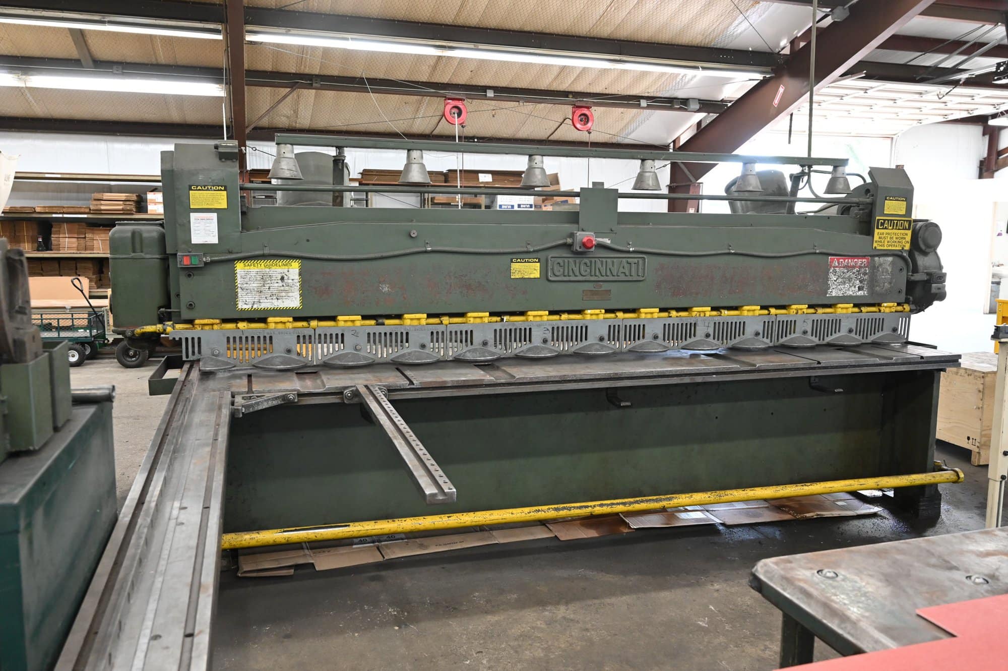 3/16" x 12' Cincinnati 1412 Shear, 1974 - Squaring Arm - Image 2