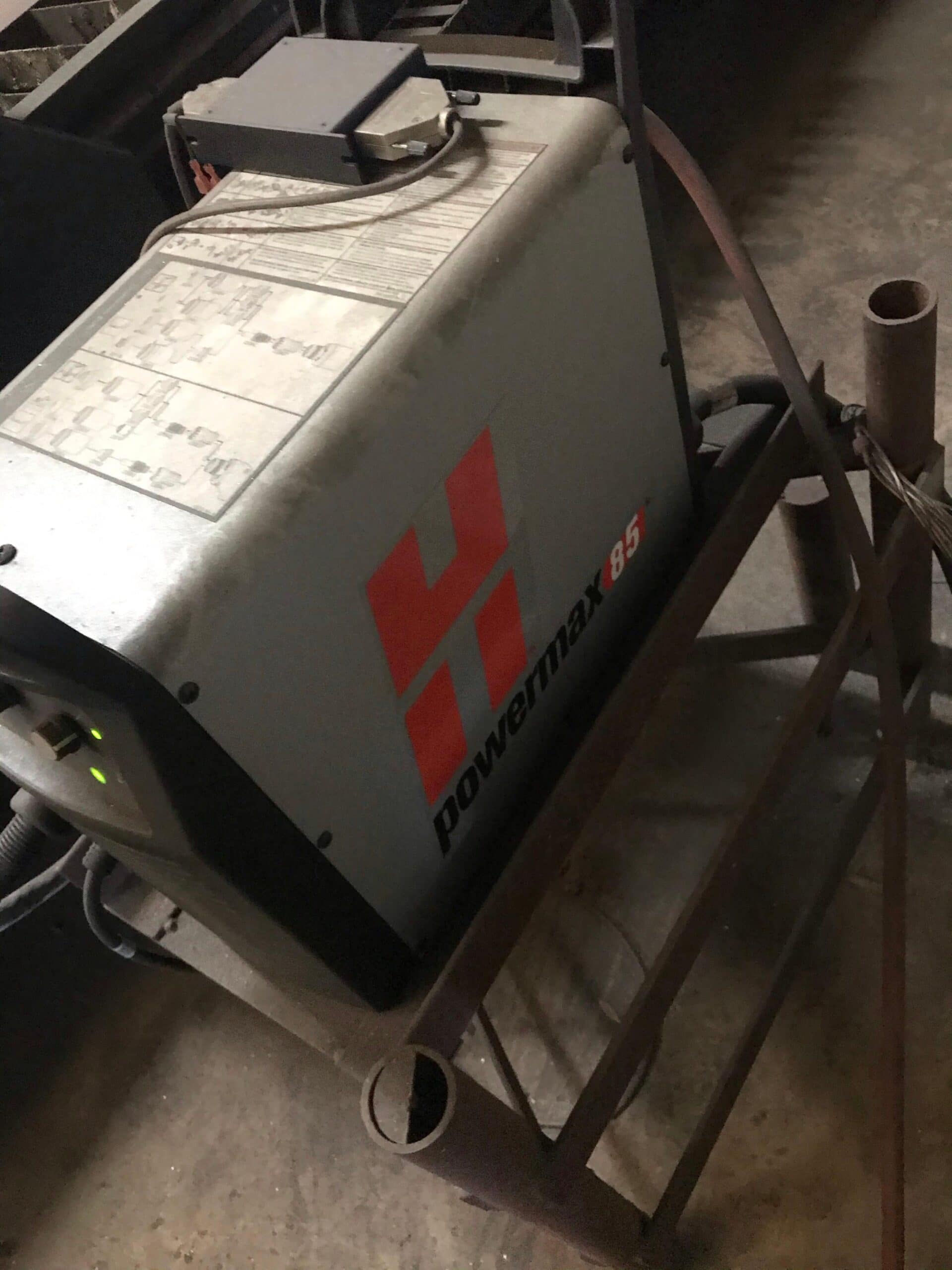 Ezcut CNC Plasma Table, 5 'x 10'Table, 2017, Hypertherm 85, Underpower, Video Available - Image 6