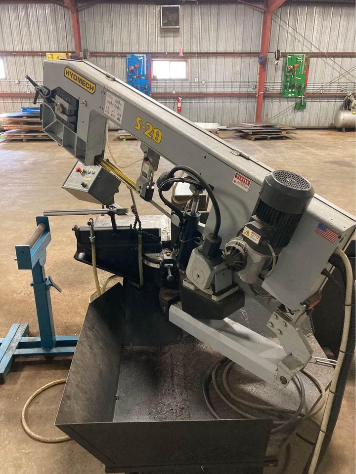 13" X 18" Hydmech S-20 Horizontal Band Saw, 2017 - Roller Bed Included, Low Hours - Image 3