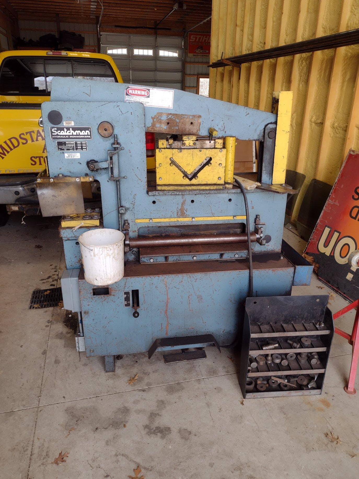 50 Ton Scotchman 5075 Ironworker, 1981 - Tooling Included