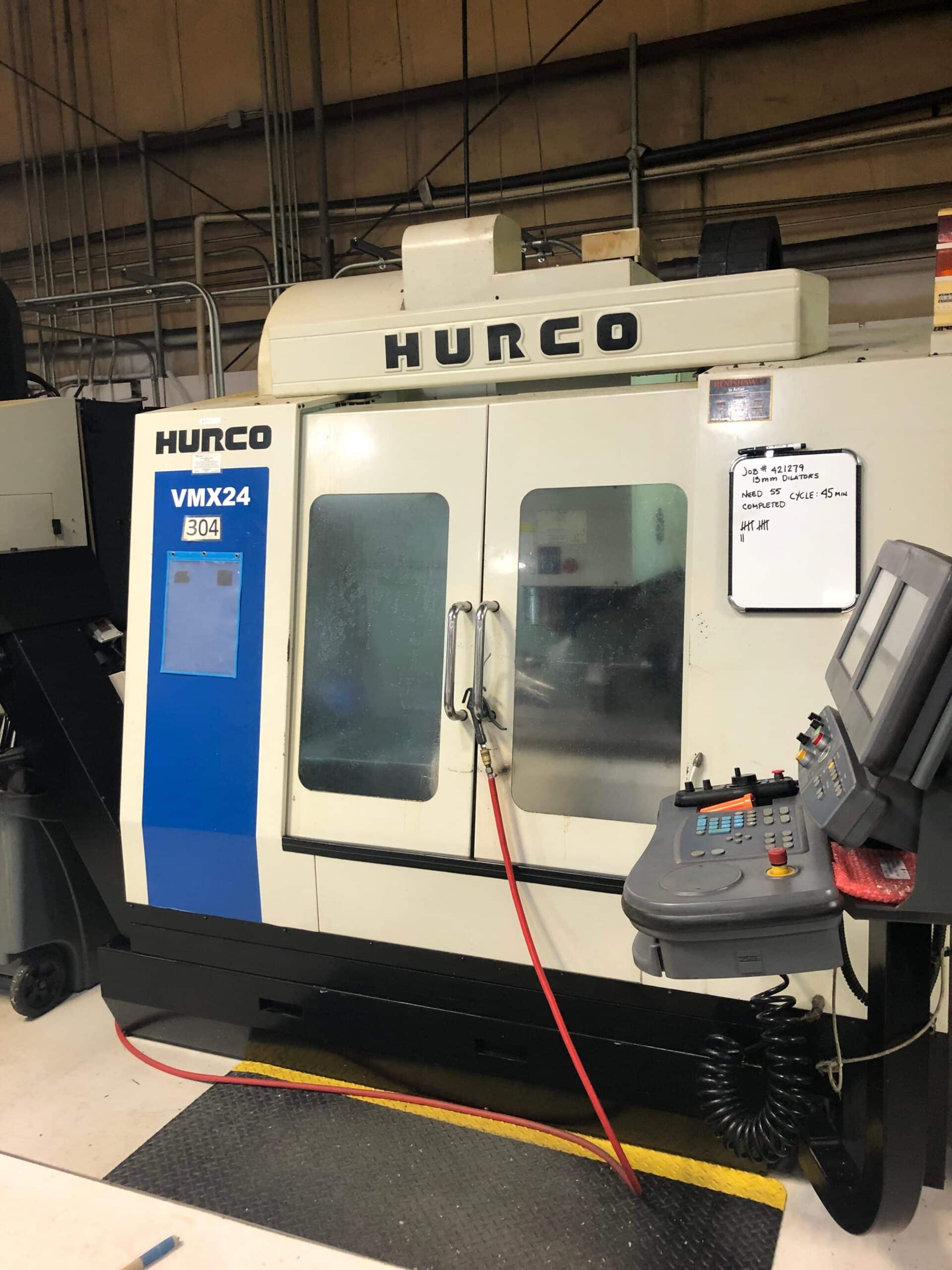 Hurco VMX 24 VMC, 2008 - 4th Axis Rotary Table, Medical, Under Power, Video - Image 13