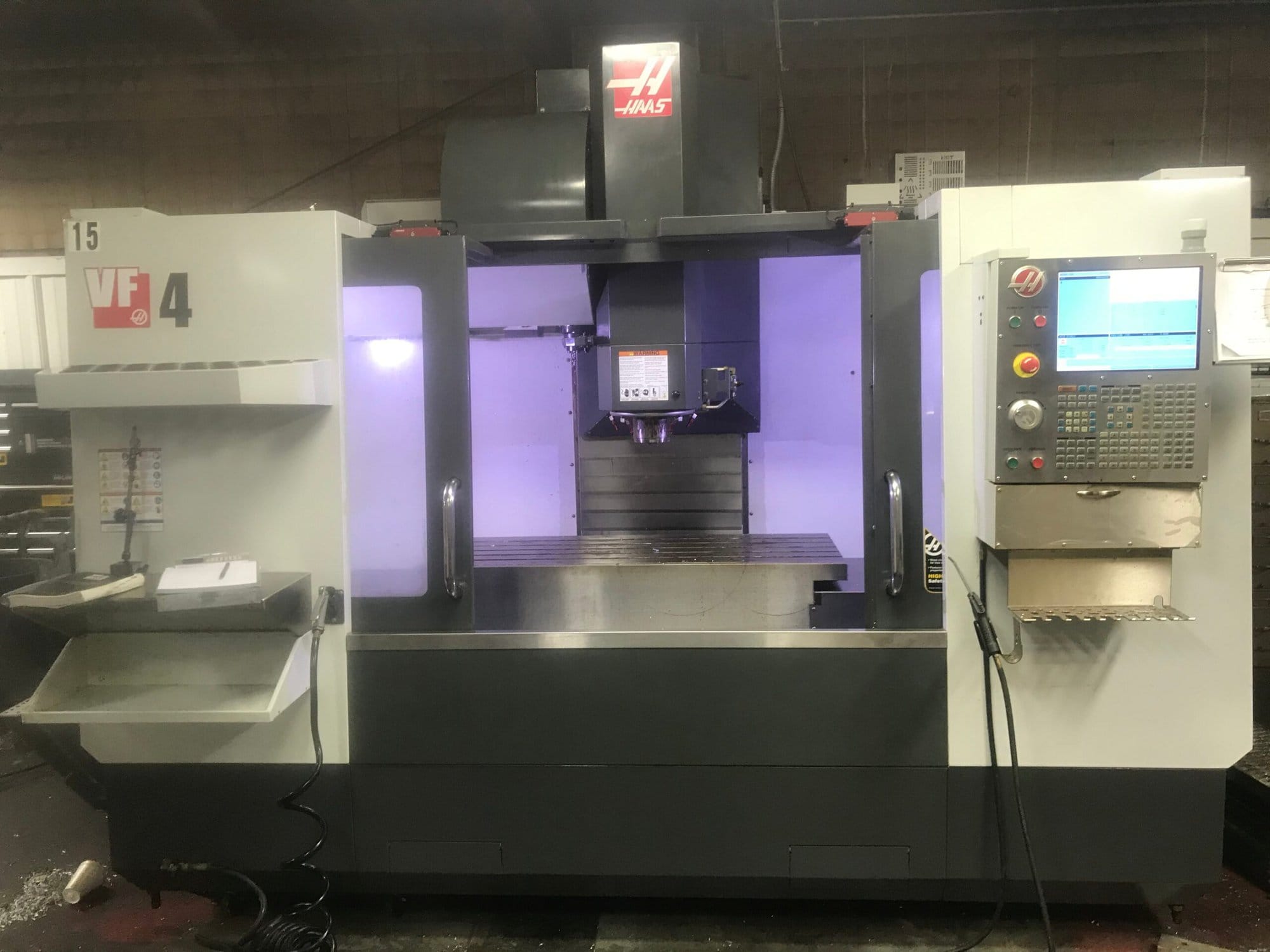 Haas VF-4 VMC, 2015-HSM, Rigid Tap - Image 7