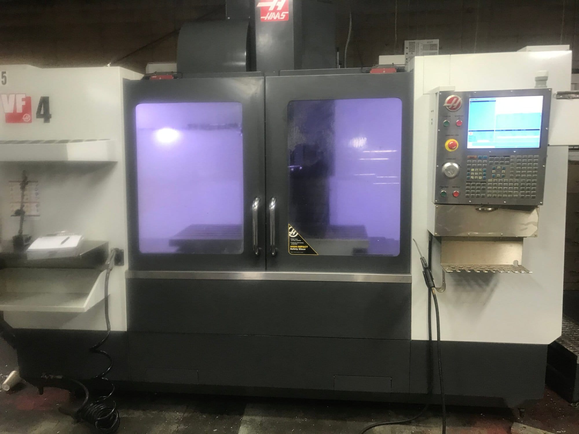 Haas VF-4 VMC, 2015-HSM, Rigid Tap