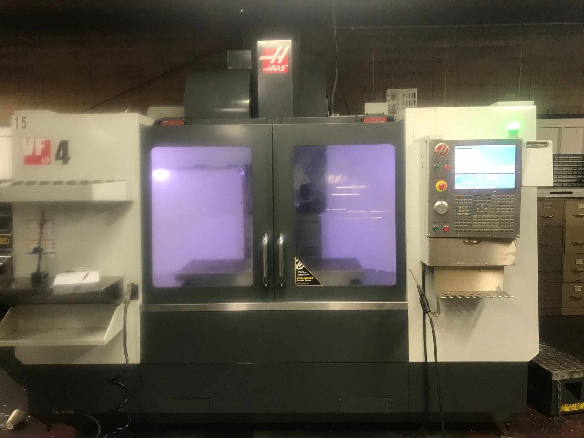 Haas VF-4 VMC, 2015-HSM, Rigid Tap - Image 6