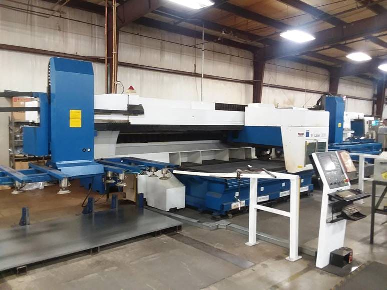 2000 Watt Trumpf 2030 CO2 Laser, 2007- 5' x 10', Load Unload System