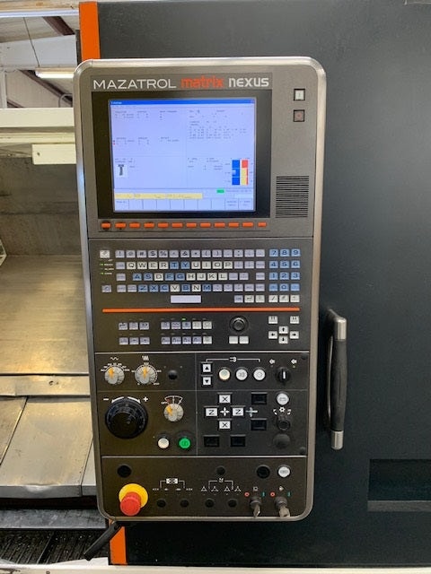 Mazak Quick Turn Nexus QTN 450 II / 1000U CNC Lathe, 2013 - Equipped with 3 Jaw Scroll rear chuck - Image 2