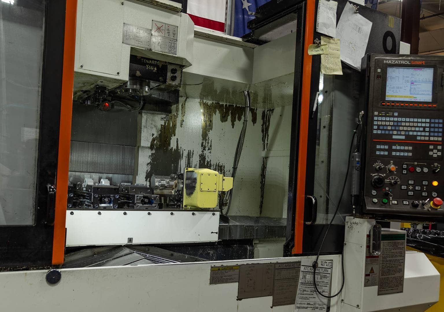 Mazak Vertical Center Smart 530C VMC, 2011 - TSC, Nikken 4th Axis, Video - Image 8