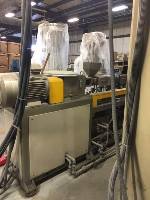 Nanjing Giant Model SHJ-36 36mm Twin Screw Extrusion Pelletizing Line, Mfg 2006 - Image 2
