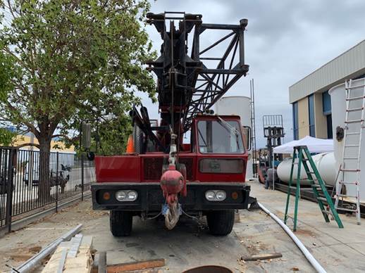 29,000 Lb. P&H T-145 Truck-Mounted Hydraulic Crane, 1978 - Image 3