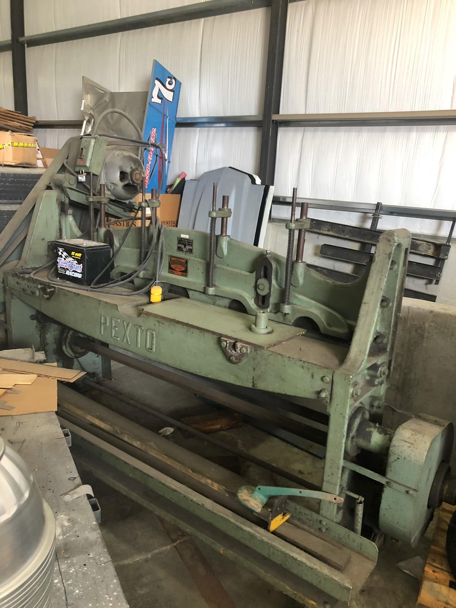 14 Ga x 6' Pexto Mechanical Sheet Metal Squaring Shear - Image 2