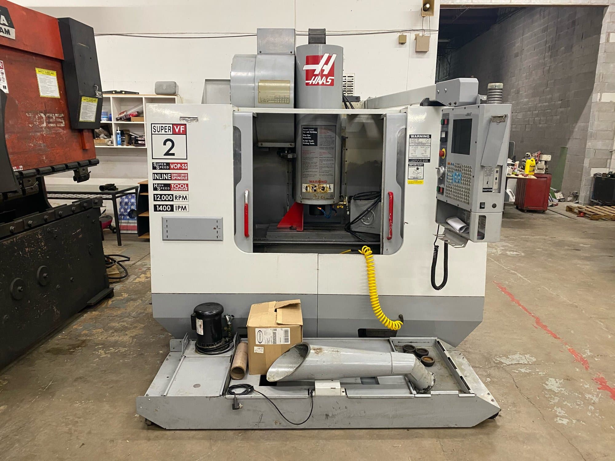 Haas VF-2SS VMC, 2003 - Inspection Report in Hand, 12k RPM, Video - Image 3
