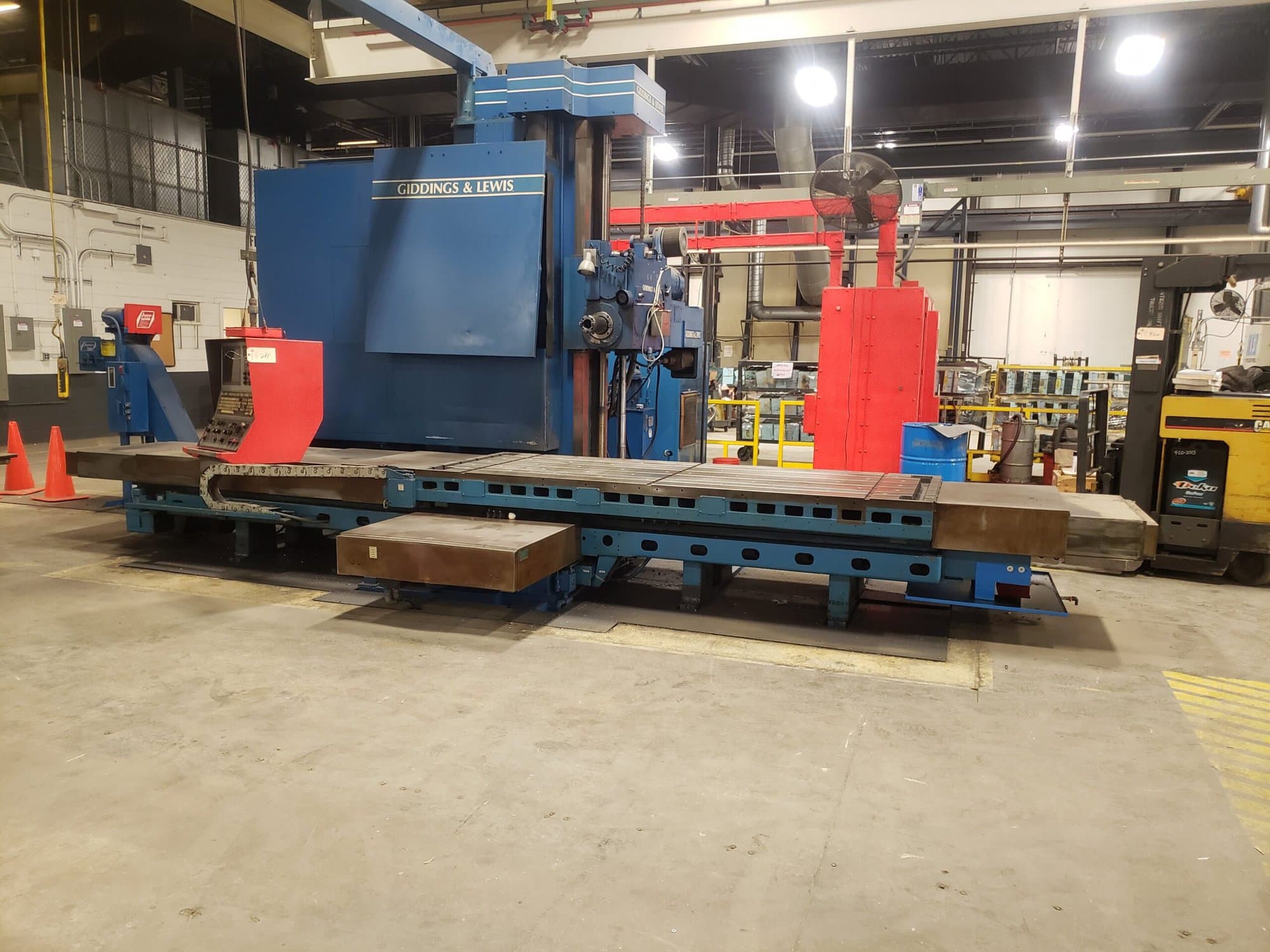 5" Giddings and Lewis 70-G5-T5 Horizontal Boring Machine, 1968 - Refurbished in 1992