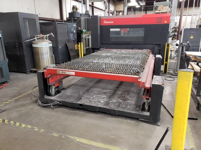 4000 Watt Amada FOM2-3015NT Co2 Laser, 2012- 5' X 10' Table, Dust Collector, EZ Cut System, Chiller - Image 2