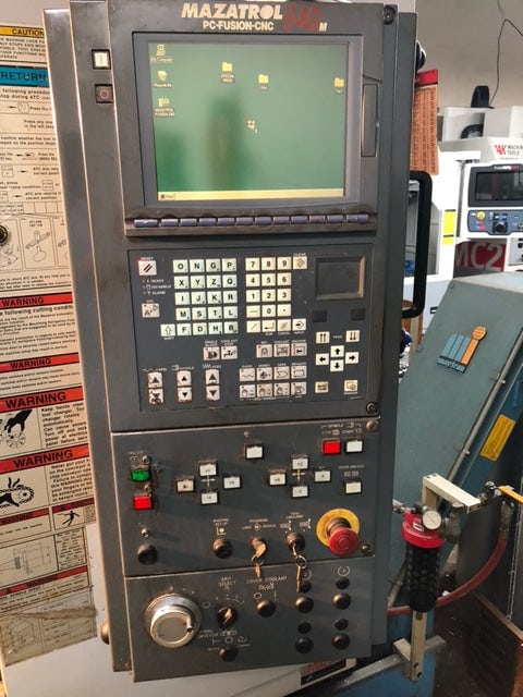 Mazak VTC-200B VMC, 2001- 10K Spindle, 24 Tool ATC, Under Power - Image 2