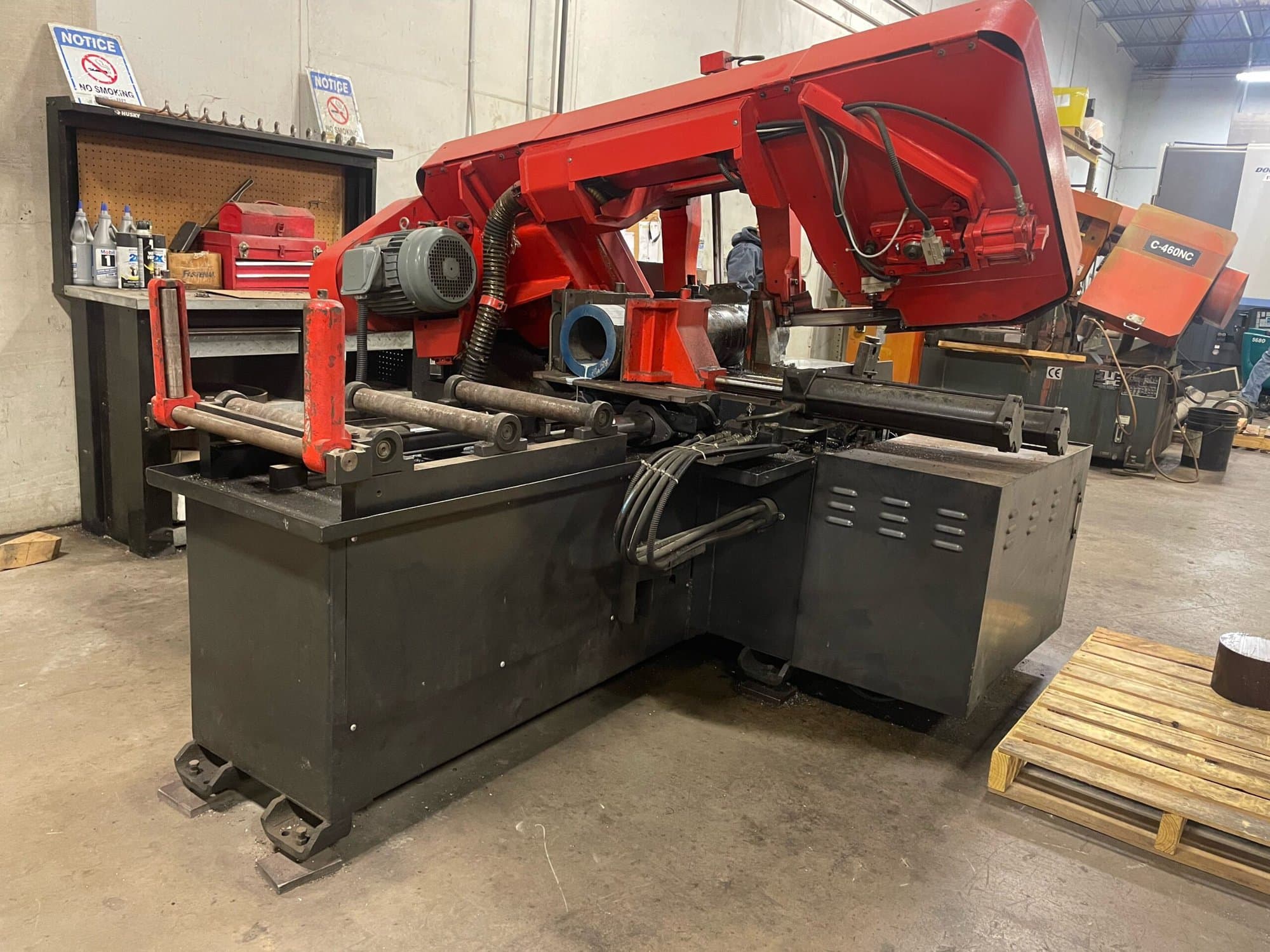 16.3" x 16.3" Amada HA400W Automatic Horizontal Band Saw, 2012 - Image 5