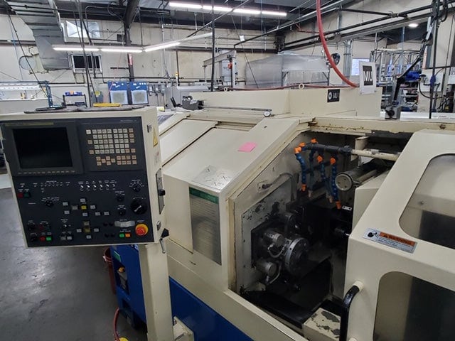 Tsugami MU-26SY CNC Precision Automatic Lathe, 2003 - Barfeeder, Under Power, Tooling Included