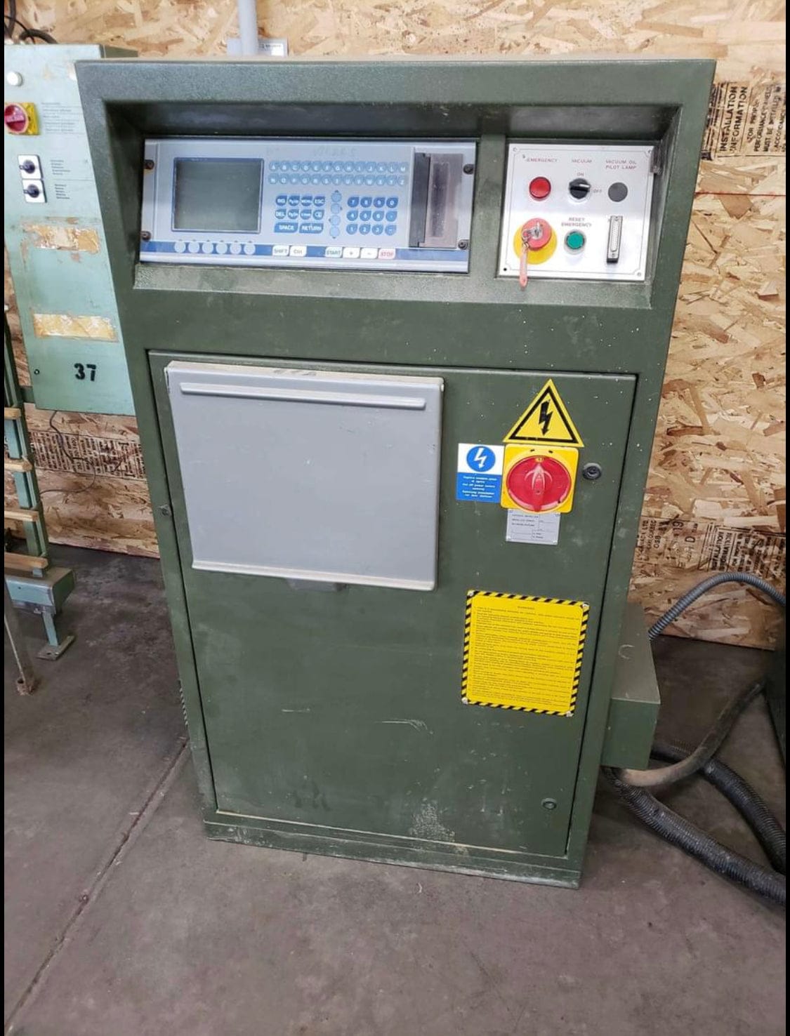 2.5' x 7' SCM Tech 90 Super CNC Wood Router, 1991 - TRIA 10500 Control - Image 3
