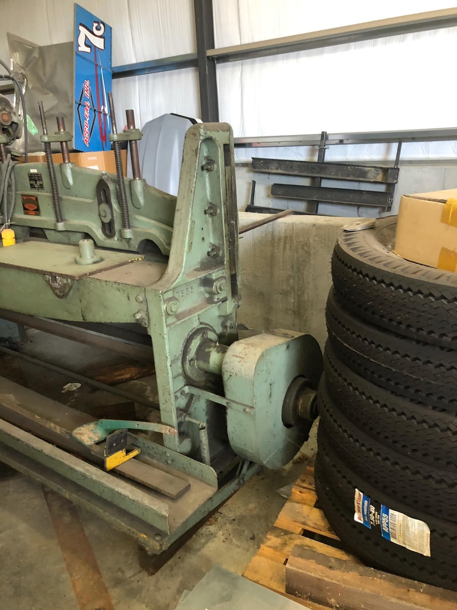 14 Ga x 6' Pexto Mechanical Sheet Metal Squaring Shear - Image 3