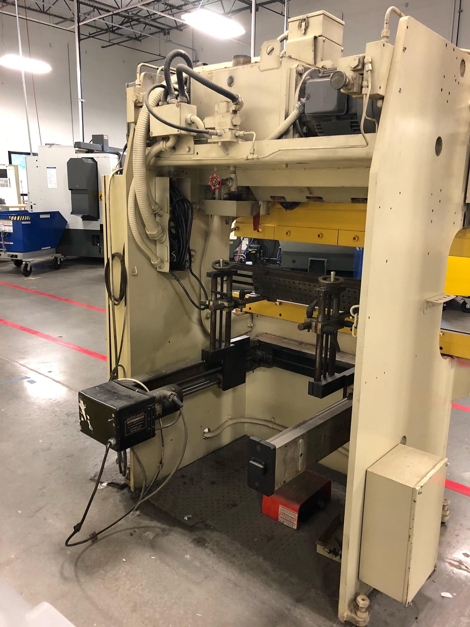 38 Ton x 4' Komatsu PHS35X125 CNC Press Brake, 1986 - Image 5
