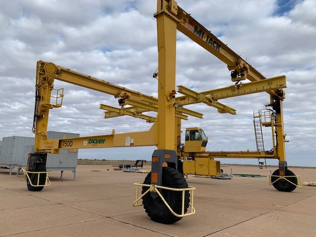 100,000 lbs. Capacity MI-Jack 750D Gantry Crane, 1998 - New Motor Last Year - Image 5
