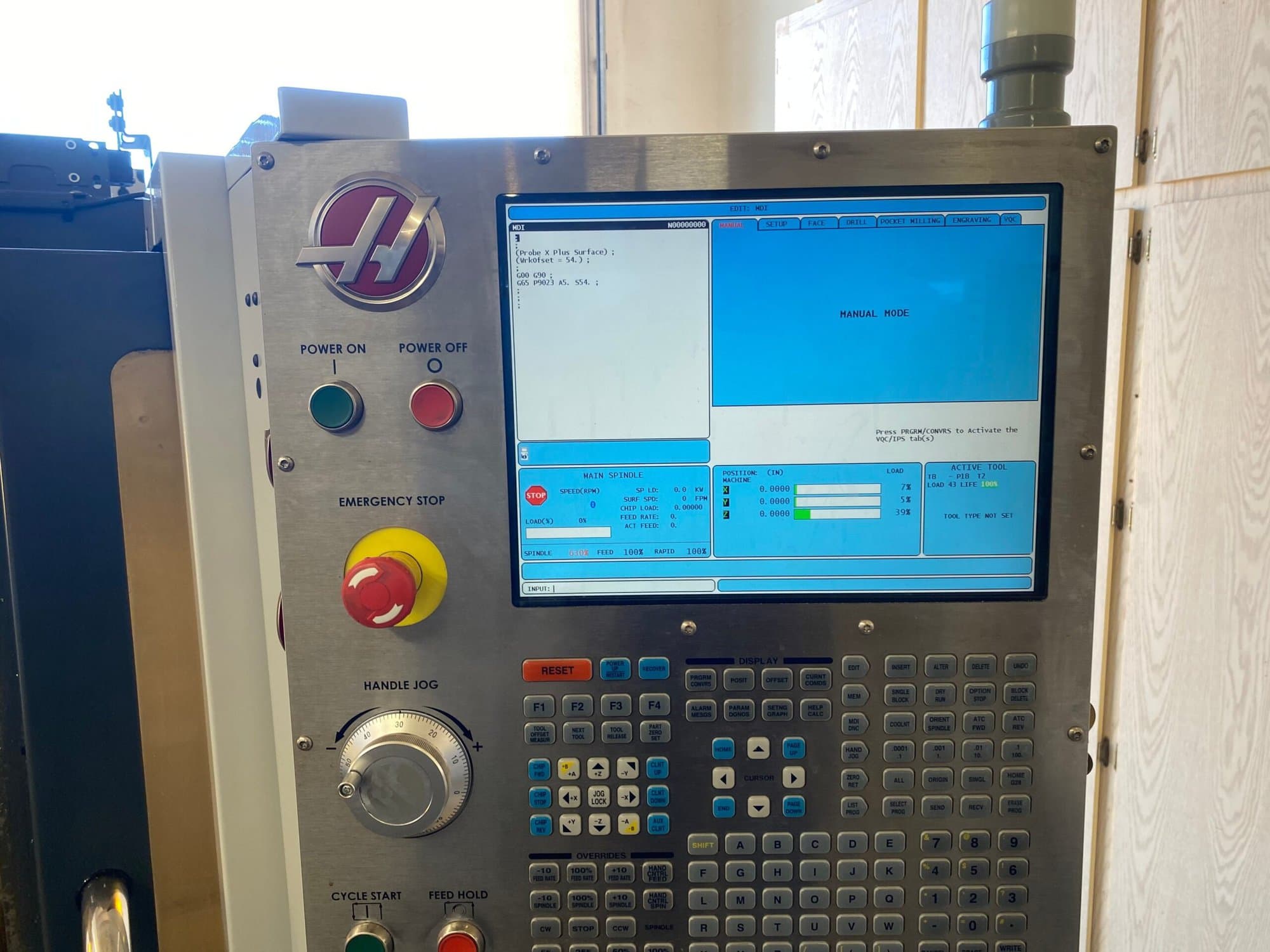 Haas VF-2YT VMC,2012 - 4th Wired, Renishaw Probe, P-cool - Image 3