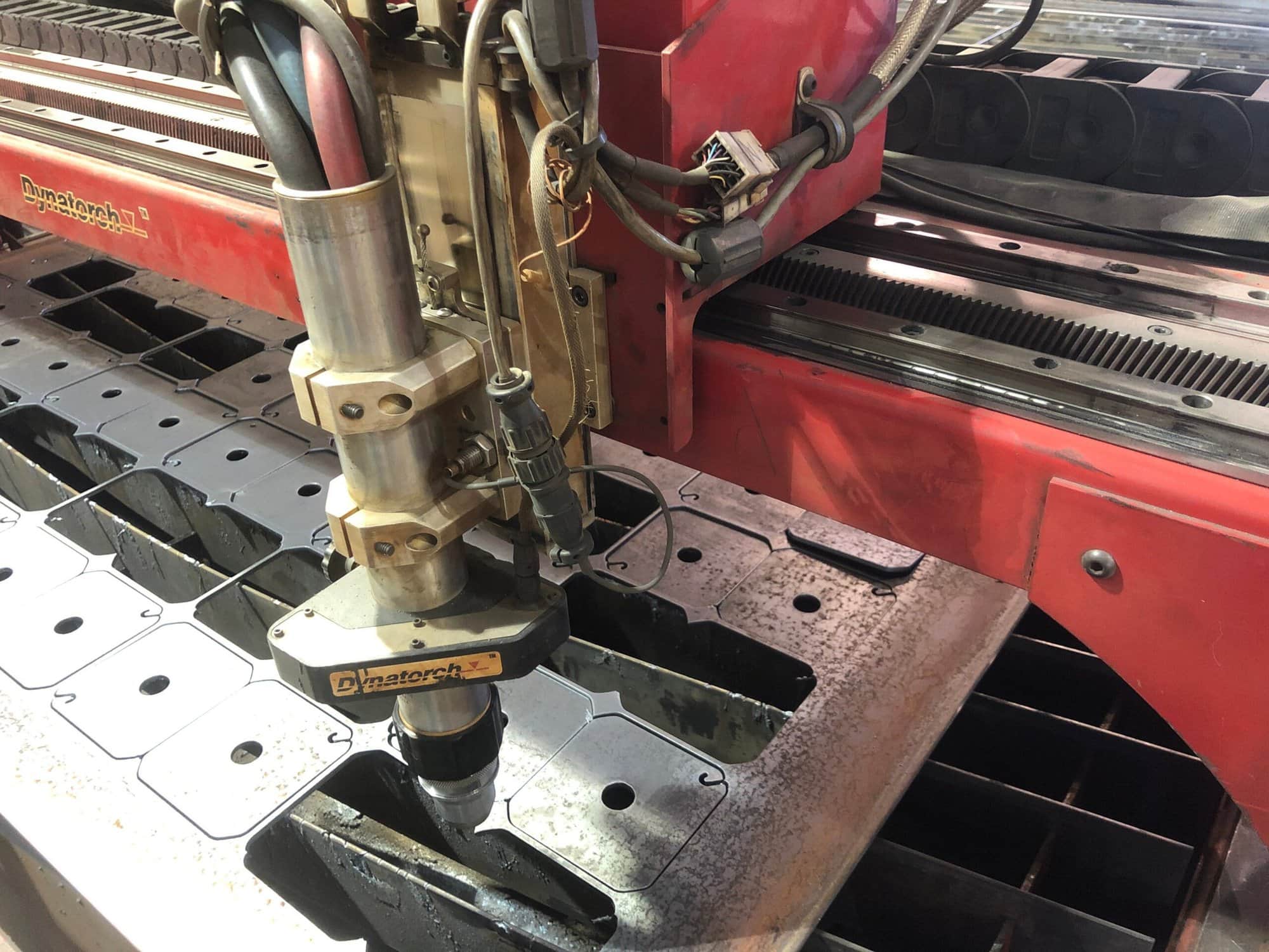 5'x10' Dynatorch XLR8 HF CNC Plasma Table, 2014 - Fanuc 18-T Control, Dust Collector - Image 2