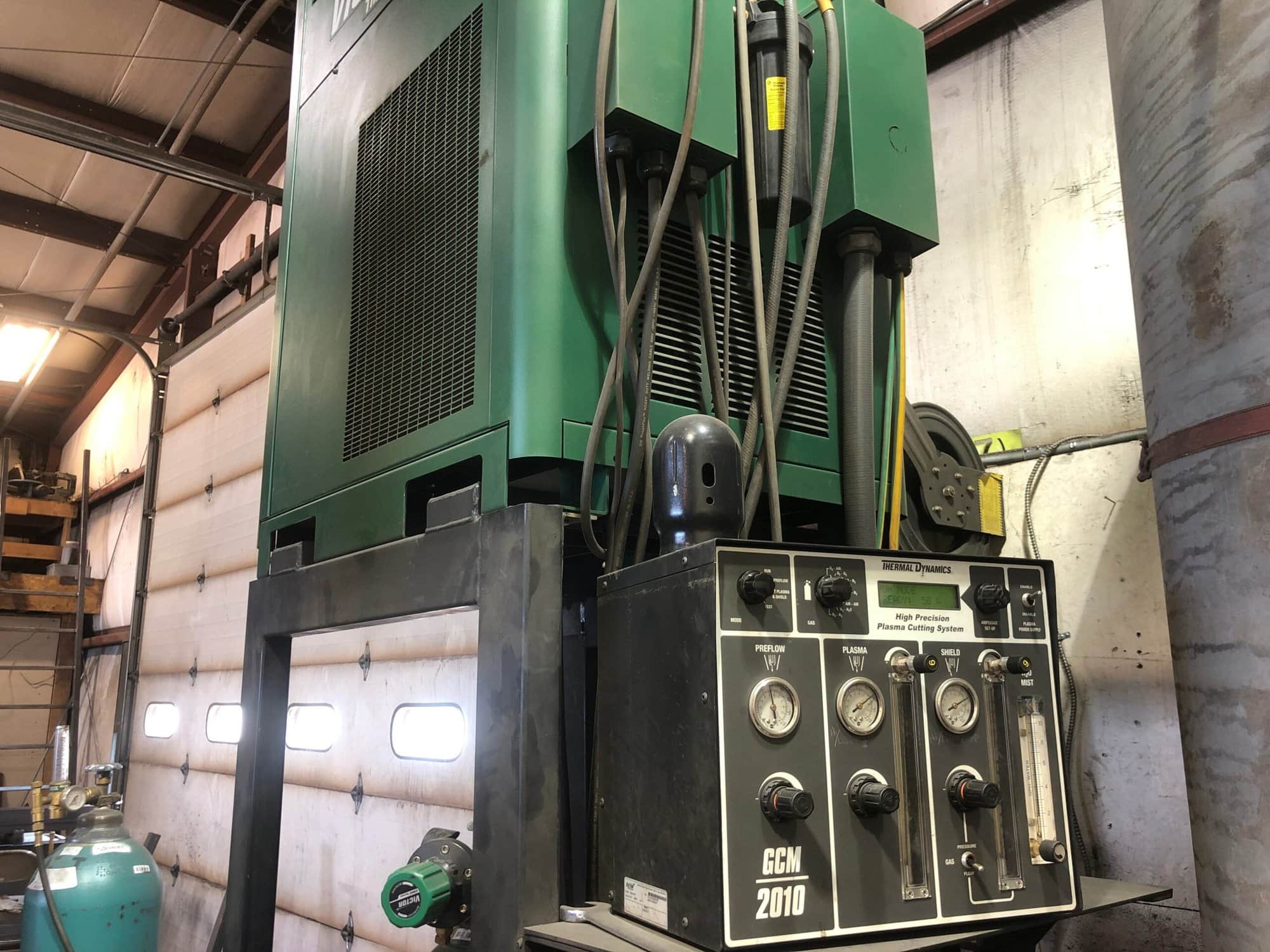 5'x10' Dynatorch XLR8 HF CNC Plasma Table, 2014 - Fanuc 18-T Control, Dust Collector - Image 8