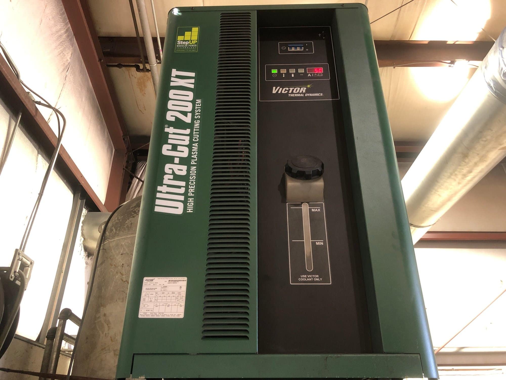5'x10' Dynatorch XLR8 HF CNC Plasma Table, 2014 - Fanuc 18-T Control, Dust Collector - Image 7