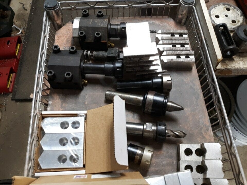 Haas ST-20 CNC Lathe, 2014 - Parts Catcher, Probing, Tailstock, Low hours, Tooling goes with - Image 10