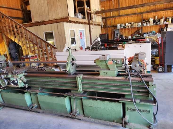 Kingston HL-3000 Gap Bed Lathe - 1981 - Image 2