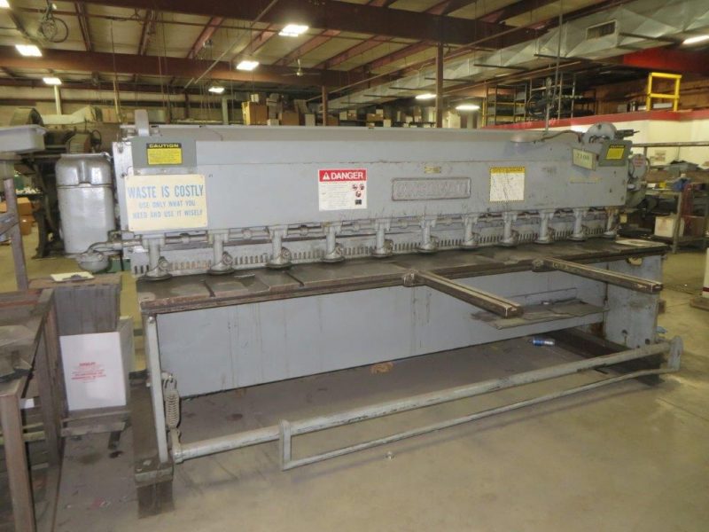 10 ga. x 10' Cincinnati 1010 Shear, 1952