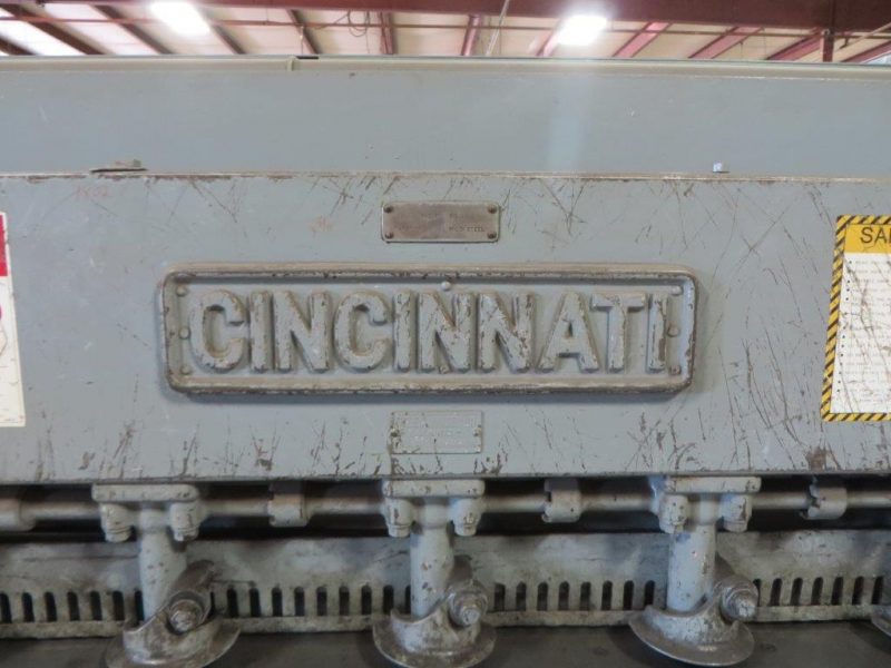 10 ga. x 10' Cincinnati 1010 Shear, 1952 - Image 6