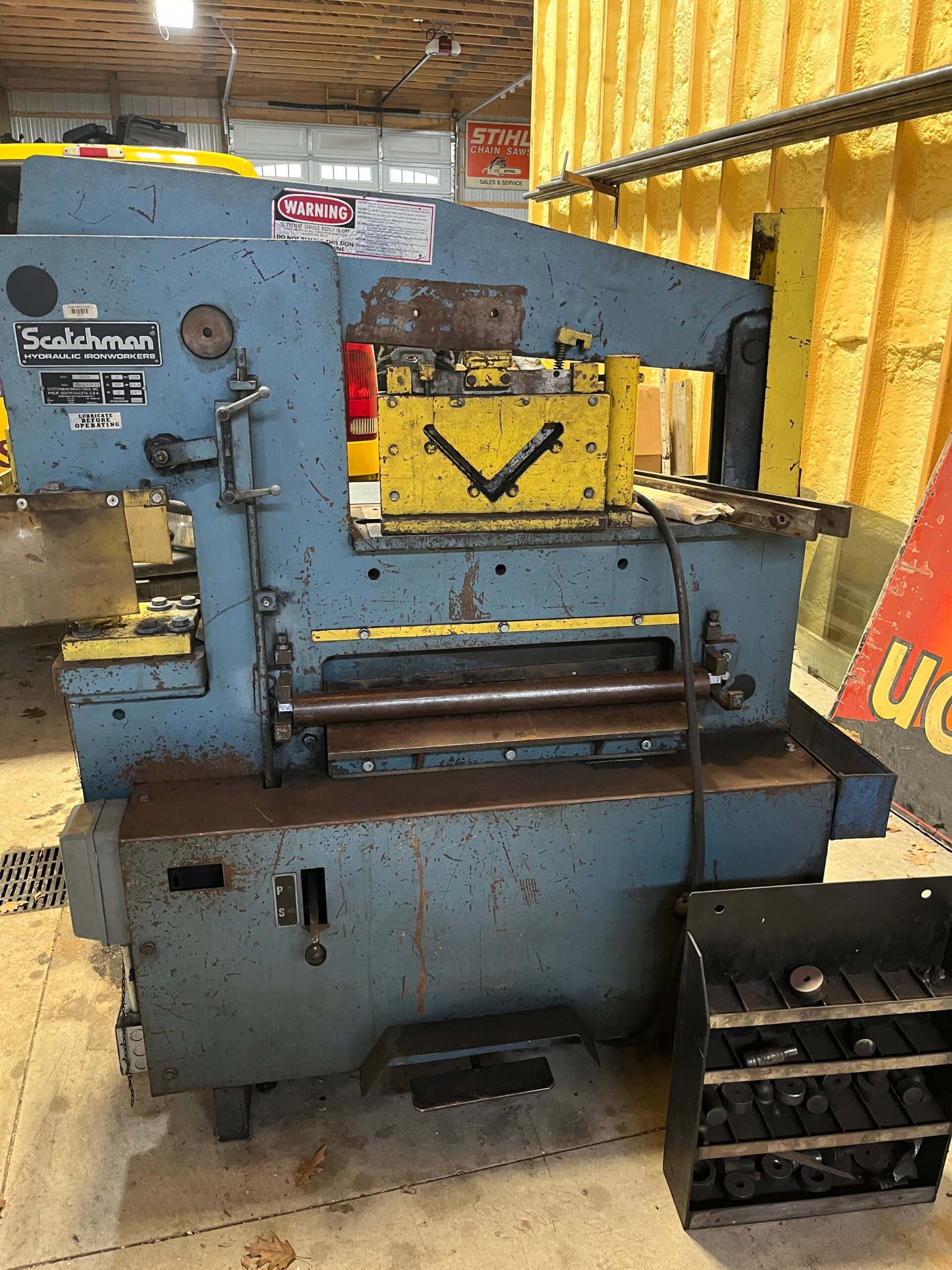 50 Ton Scotchman 5075 Ironworker, 1981 - Tooling Included - Image 2