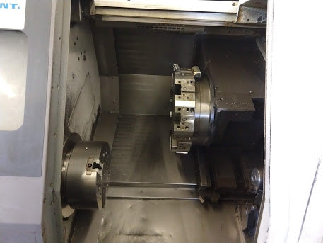 Mori Seiki SL253 CNC Lathe, 2001 - Tailstock, Chip Conveyor - Image 3